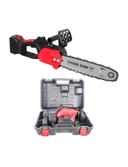 Motosierra Inalámbrica De Mano 12 Pulgadas 48v Con 2 Batería