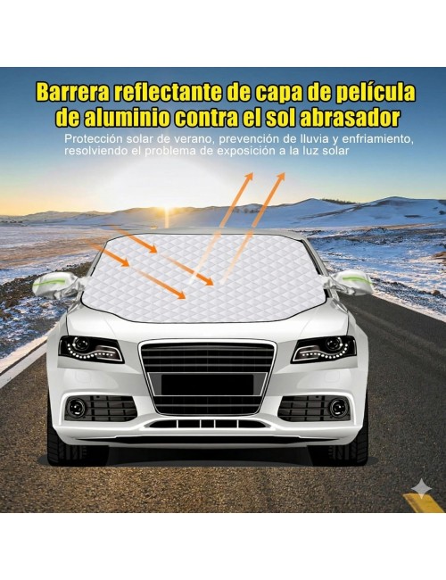 Protector Parasol Panorámico Auto Magnético Antirrobo Pro
