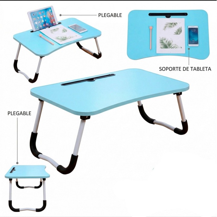 Mesa Plegable Para Cama Portátil Laptop Tablet Desayunador
