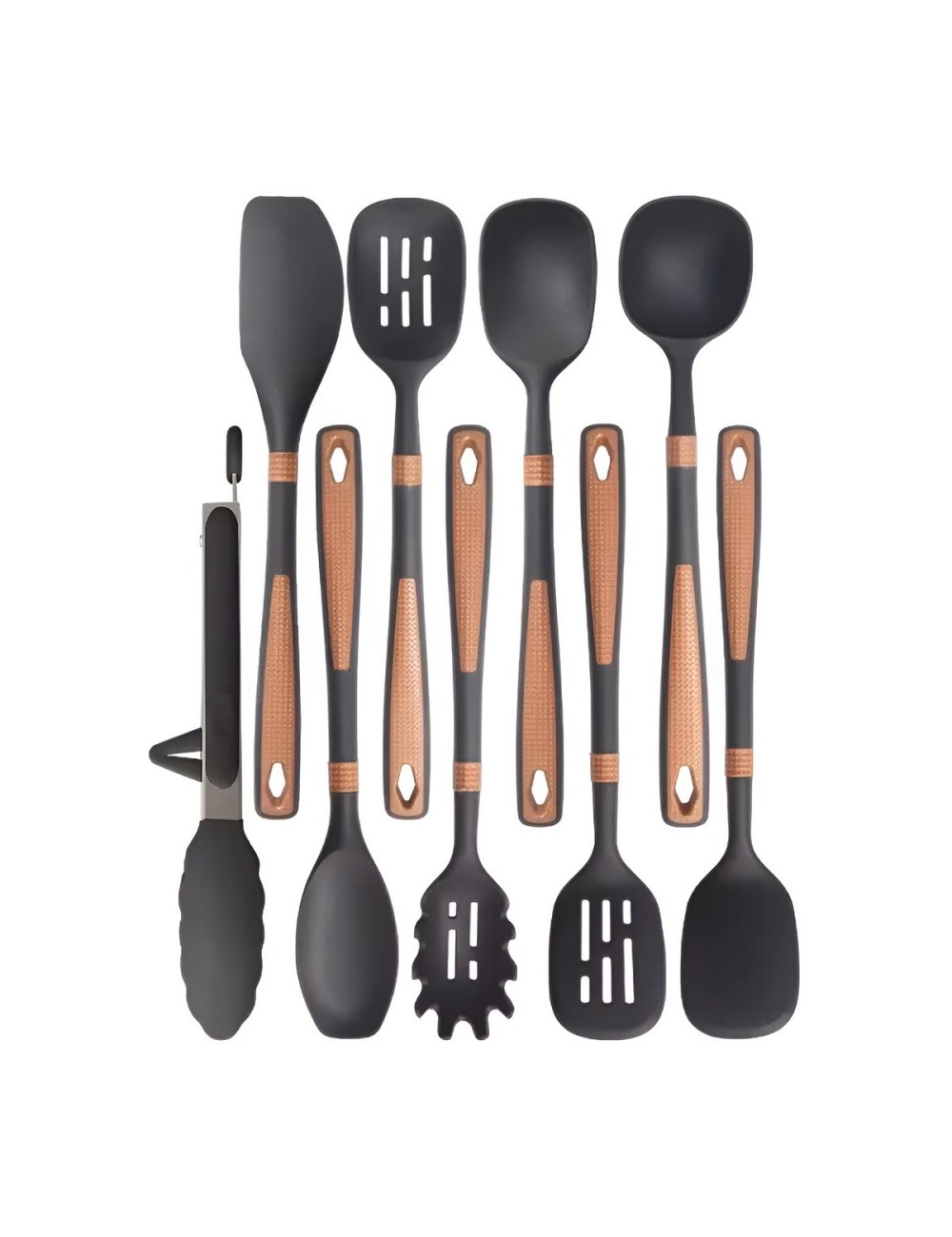 Set Juego Utensilios De Cocina Silicona Antiadherente 14 Pcs