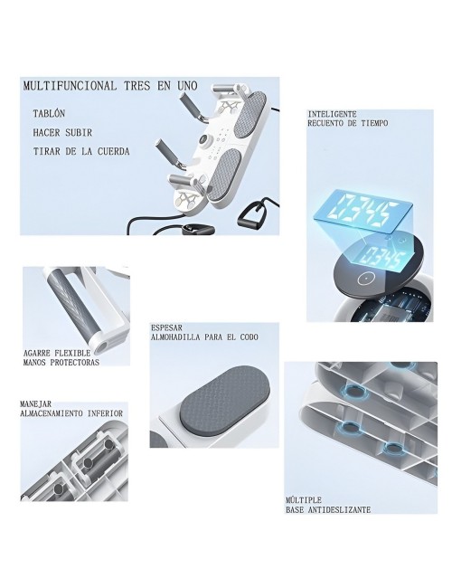 Tabla De Flexiones Push Up Inteligente 10 En 1 Con Contador