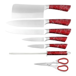 Set Juego De Cuchillos De Cocina Acero Inoxidable 8 Piezas
