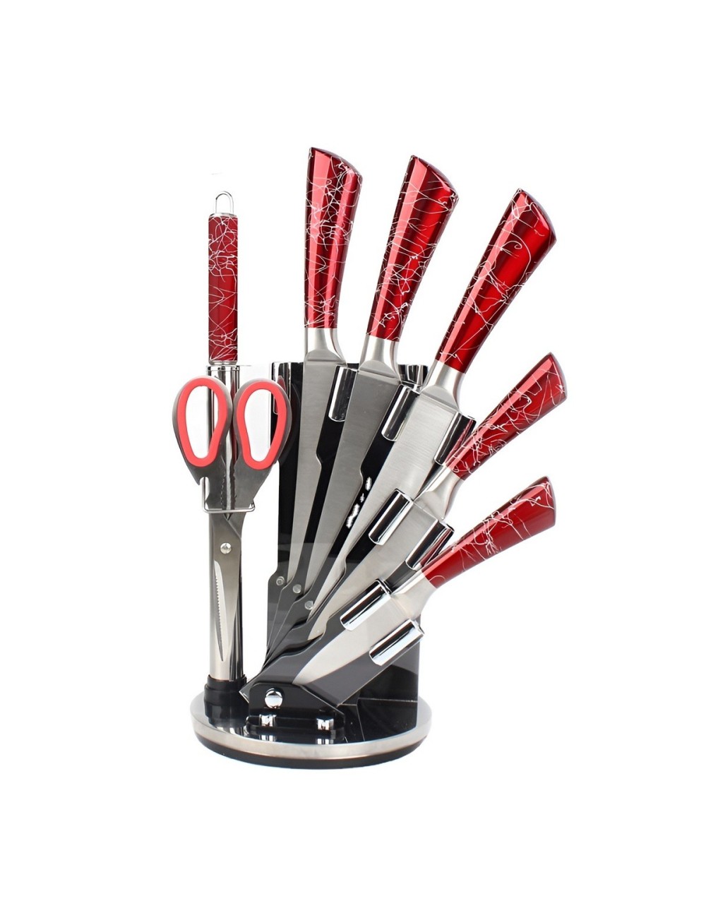 Set Juego De Cuchillos De Cocina Acero Inoxidable 8 Piezas