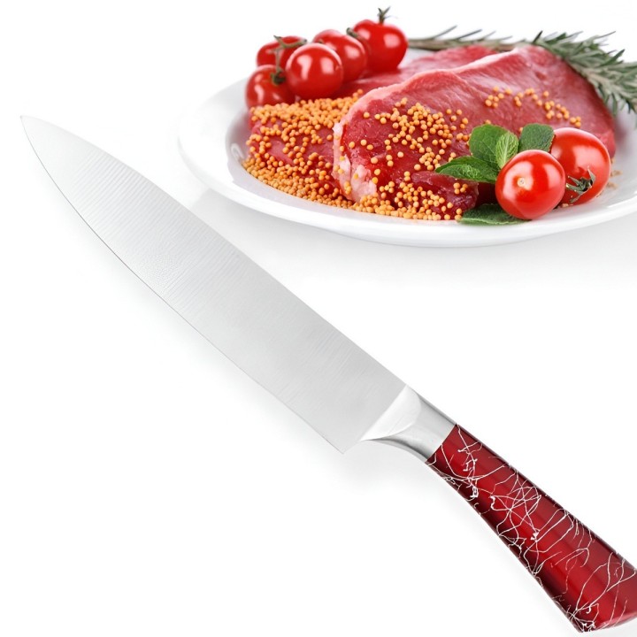 Set Juego De Cuchillos De Cocina Acero Inoxidable 8 Piezas