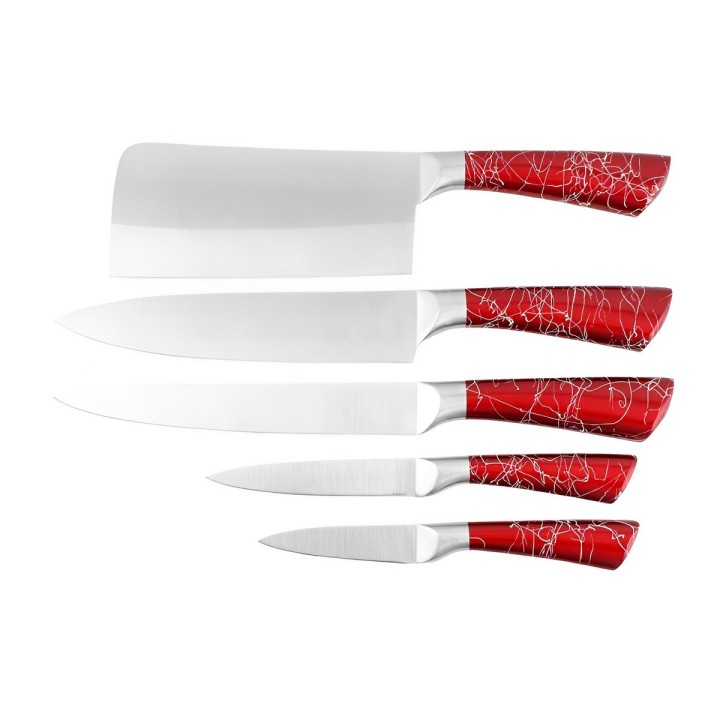 Set Juego De Cuchillos De Cocina Acero Inoxidable 8 Piezas