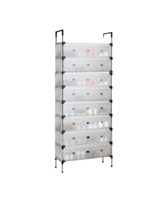 Organizador Zapatero Premium 10 Niveles Antipolvo Con Tapa