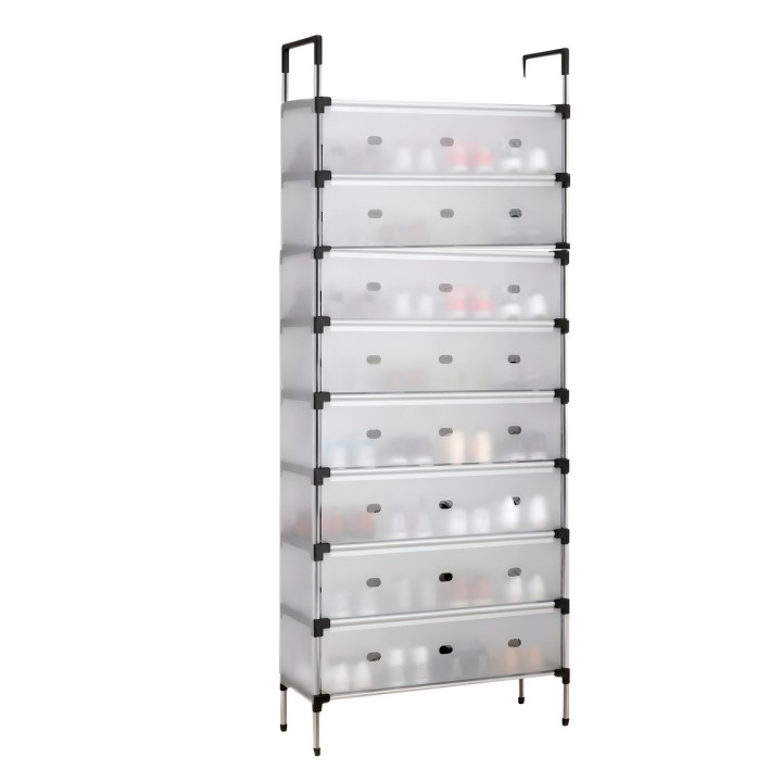 Organizador Zapatero Premium 10 Niveles Antipolvo Con Tapa