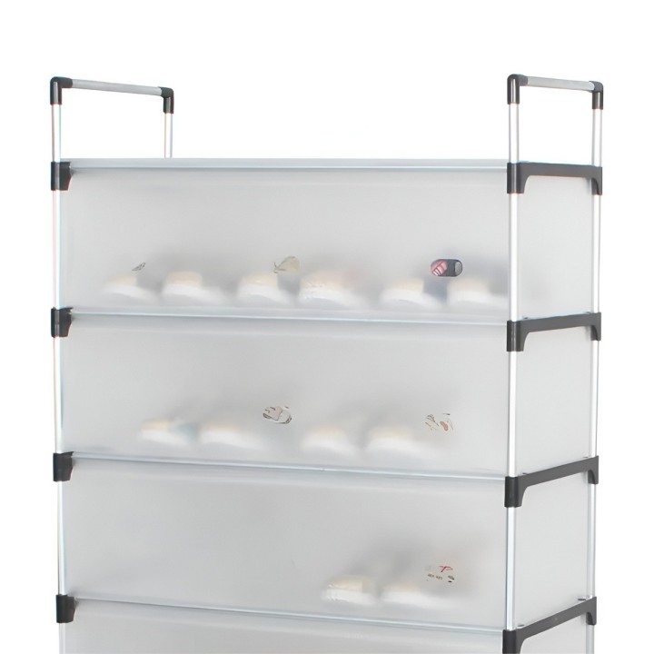 Organizador Zapatero Premium 7 Niveles Antipolvo Con Tapa