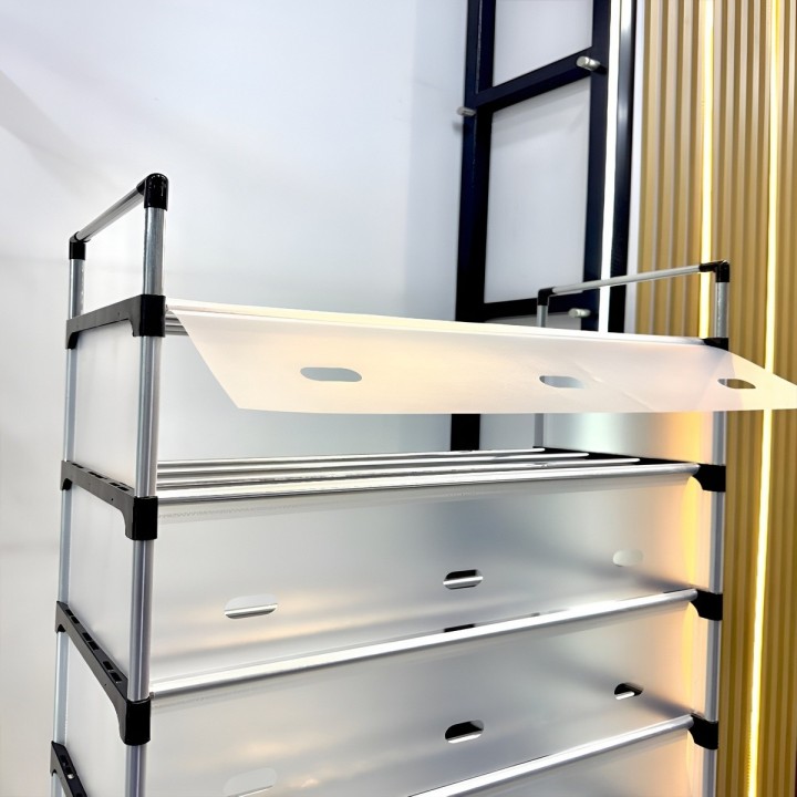Organizador Zapatero Premium 7 Niveles Antipolvo Con Tapa