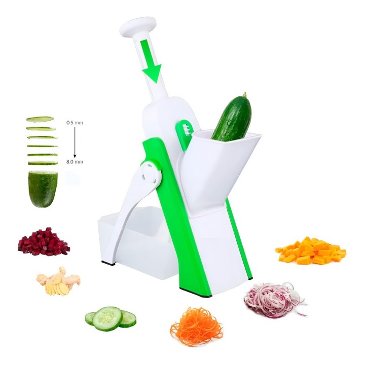 Mandolina Vertical Picador Multiusos Cortador De Vegetales