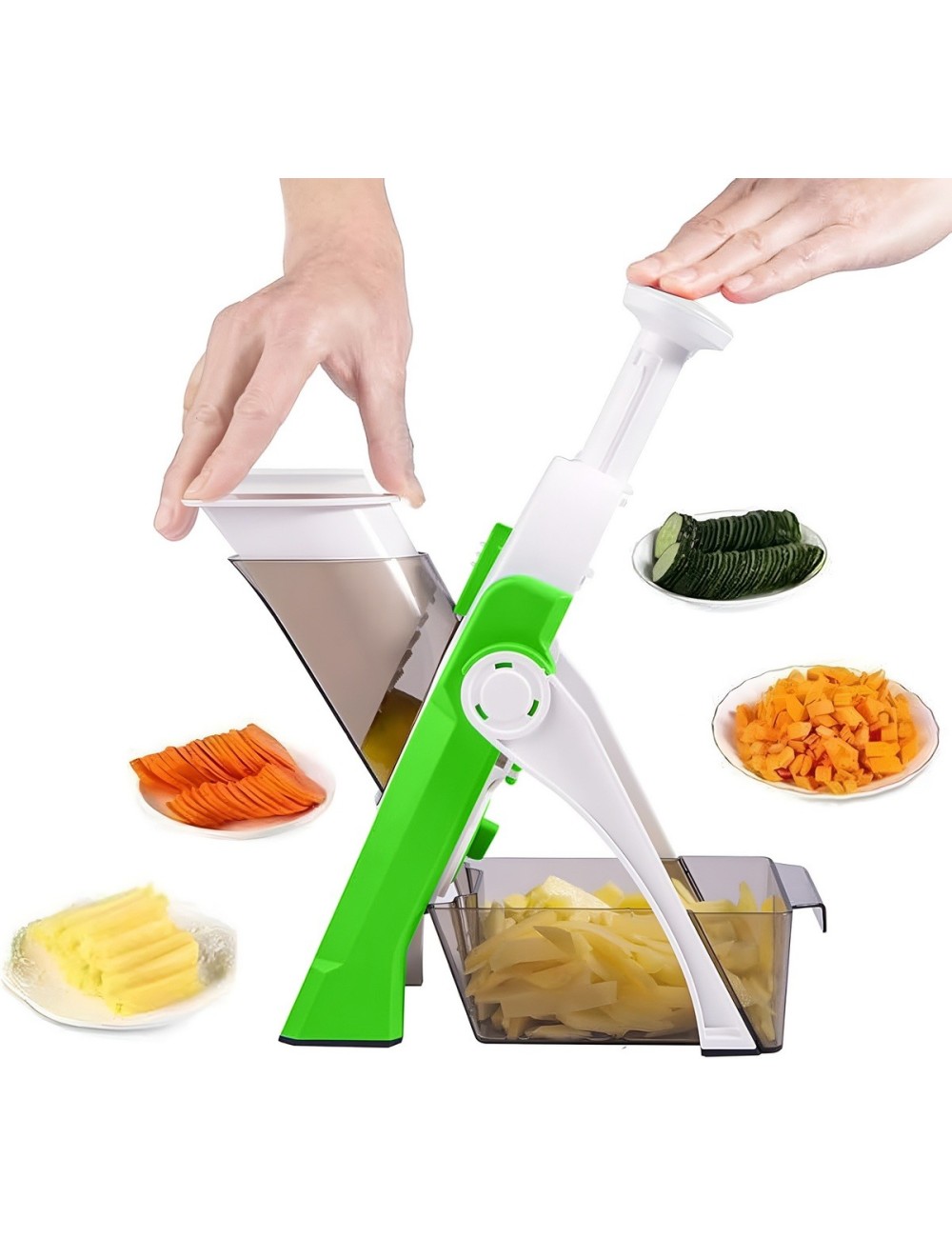 Mandolina Vertical Picador Multiusos Cortador De Vegetales