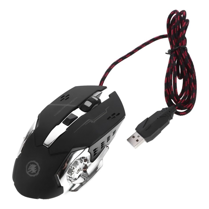 Mouse Gamer Profesional 3200 Dpi Ergonómico Led Jg891