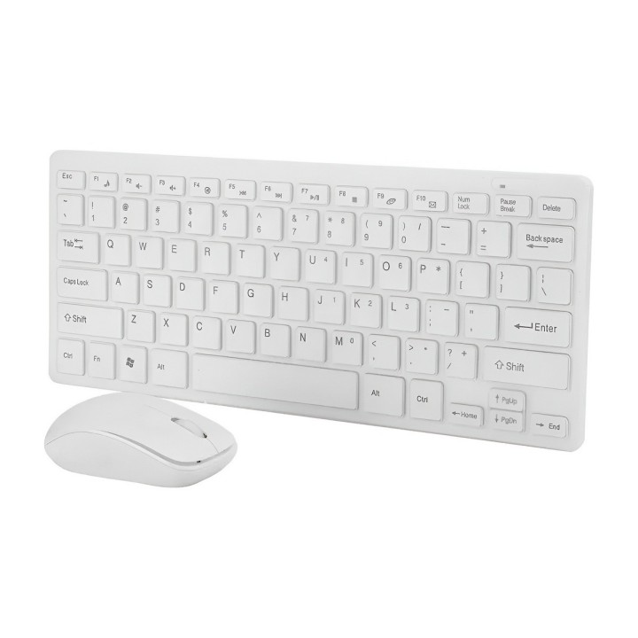 Combo Mini Teclado Y Mouse Inalambrico Ultra Slim Pc Laptop