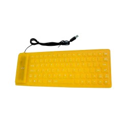Teclado Flexible Silicona Usb Impermeable Gamer Ergonomico