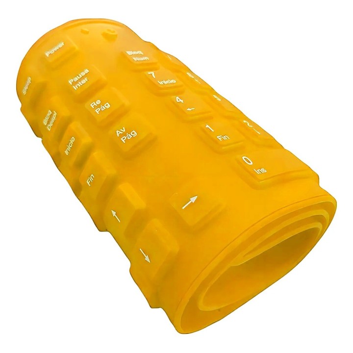 Teclado Flexible Silicona Usb Impermeable Gamer Ergonomico