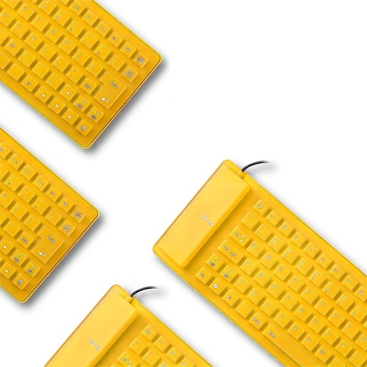 Teclado Flexible Silicona Usb Impermeable Gamer Ergonomico