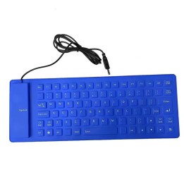 Teclado Flexible Silicona Usb Impermeable Gamer Ergonomico