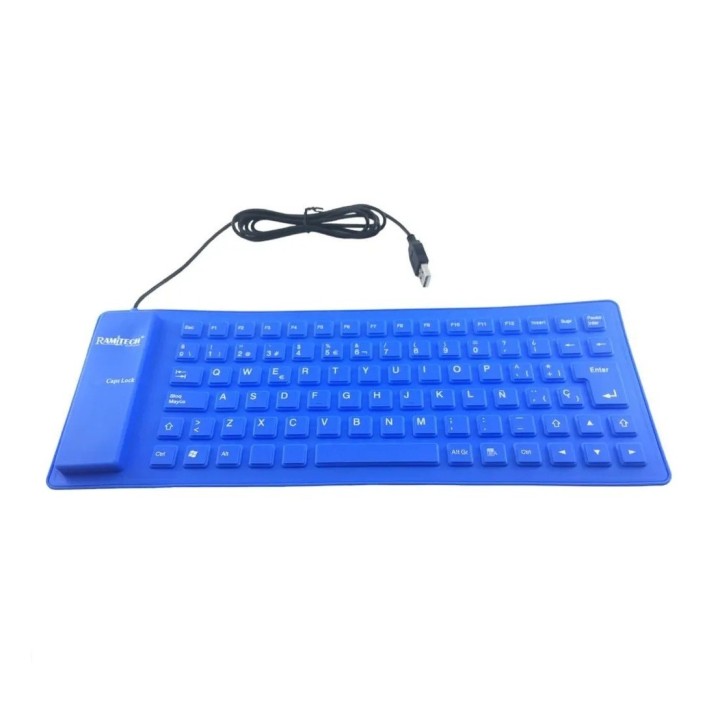 Teclado Flexible Silicona Usb Impermeable Gamer Ergonomico