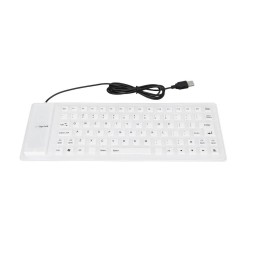 Teclado Flexible Silicona Usb Impermeable Gamer Ergonomico
