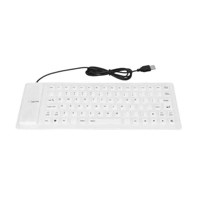 Teclado Flexible Silicona Usb Impermeable Gamer Ergonomico
