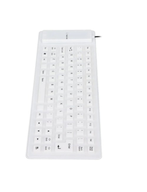 Teclado Flexible Silicona Usb Impermeable Gamer Ergonomico
