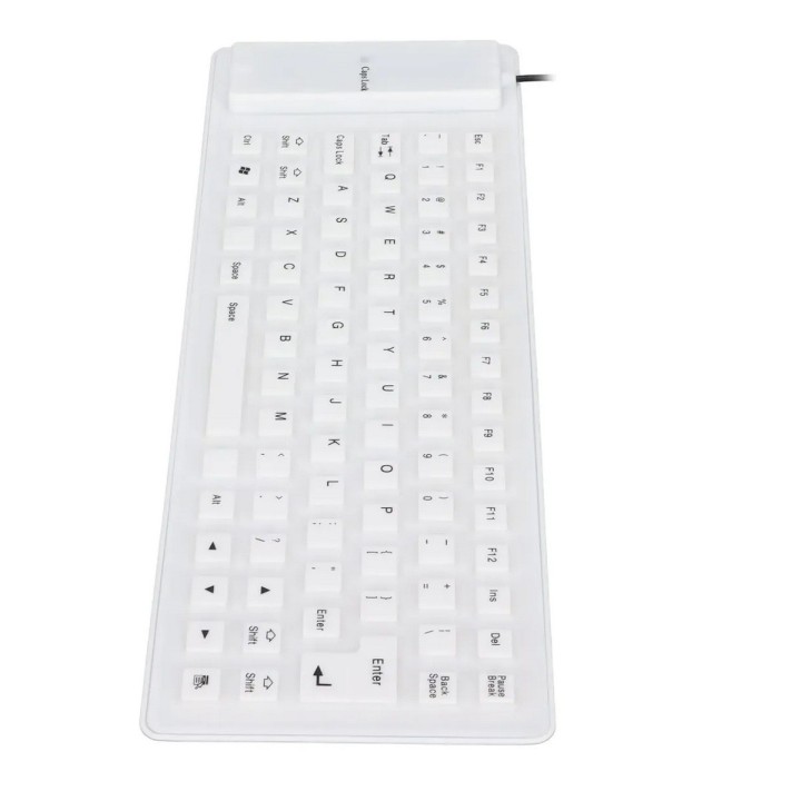 Teclado Flexible Silicona Usb Impermeable Gamer Ergonomico