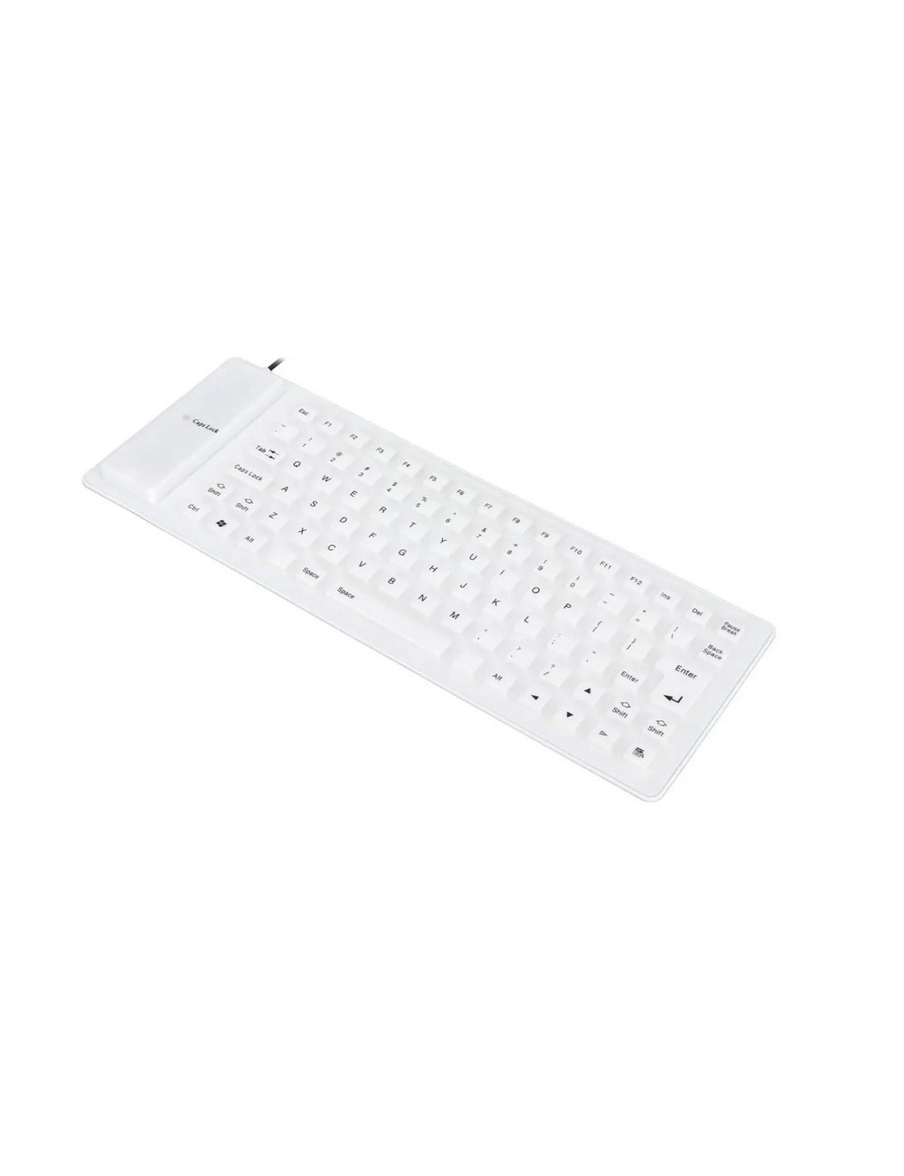 Teclado Flexible Silicona Usb Impermeable Gamer Ergonomico