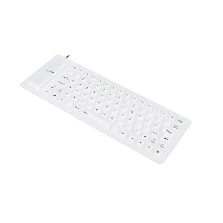 Teclado Flexible Silicona Usb Impermeable Gamer Ergonomico