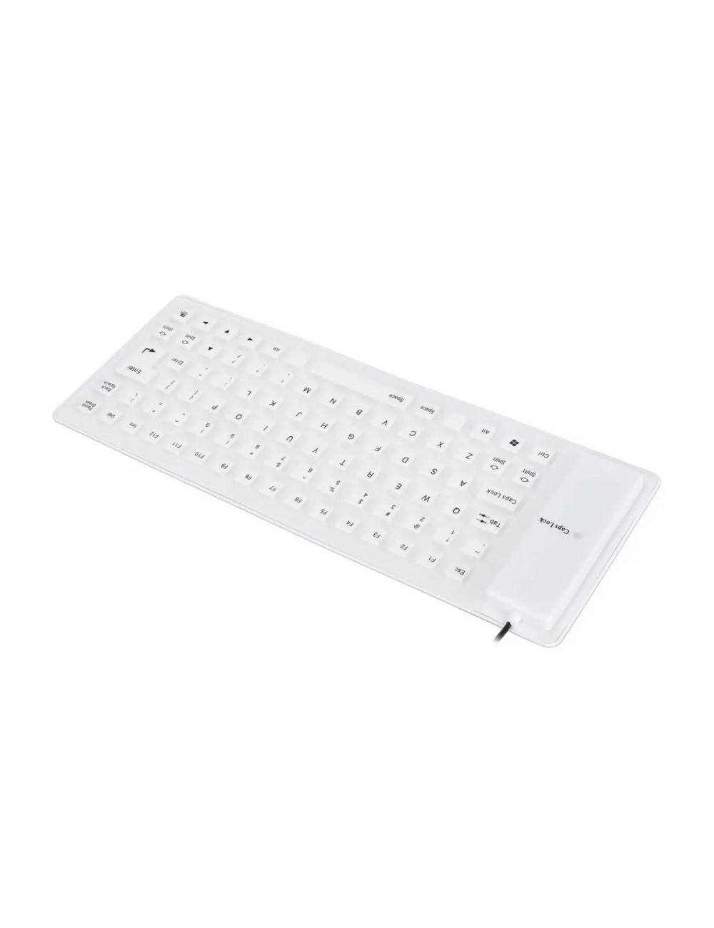 Teclado Flexible Silicona Usb Impermeable Gamer Ergonomico
