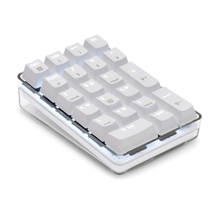 Teclado Numérico Mecánico Gamer Led Pc Laptop 21 Teclas