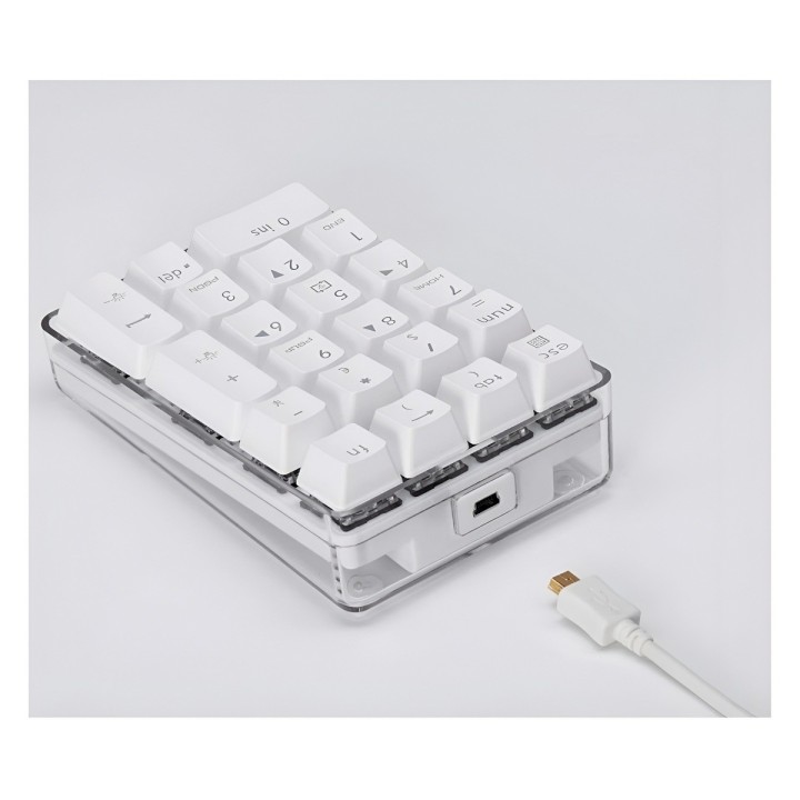 Teclado Numérico Mecánico Gamer Led Pc Laptop 21 Teclas