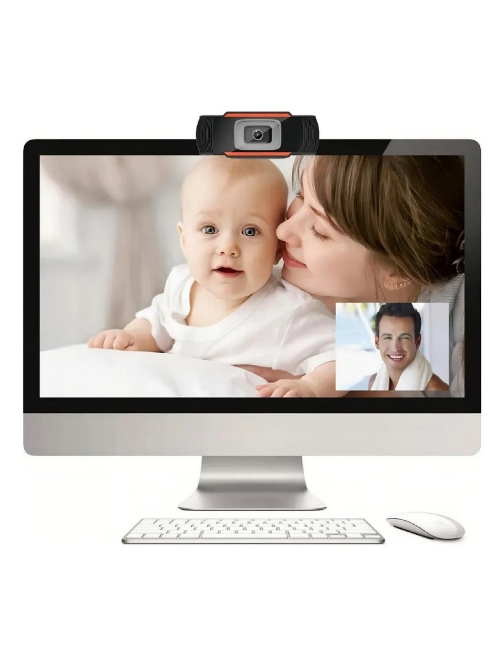 Cámara Web Hd 720p Micrófono Integrado Pc Laptop Usb