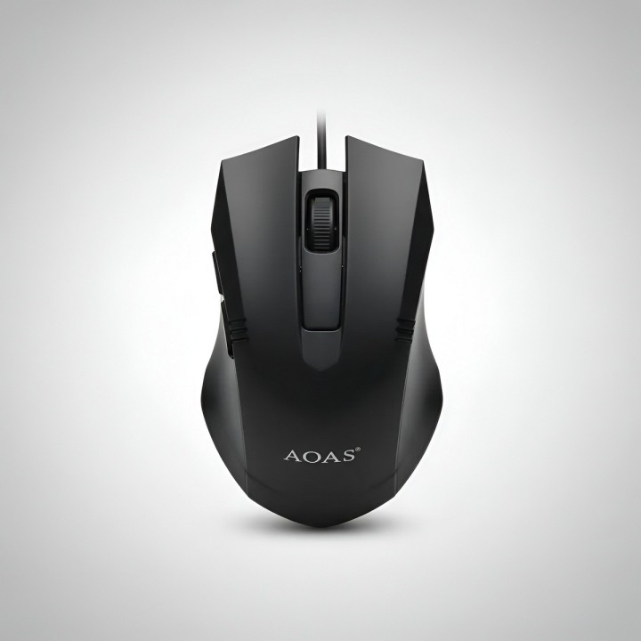 Mouse Óptico Alámbrico M-33 1600 Dpi Ergonómico Usb