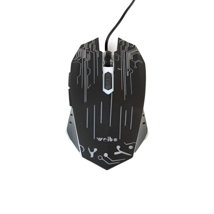 Mouse Gamer Óptico Rgb 3200 Dpi Diseño Circuitos Profesional