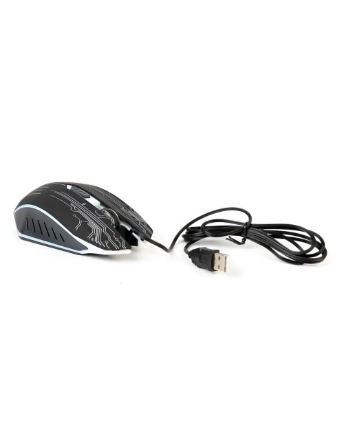 Mouse Gamer Óptico Rgb 3200 Dpi Diseño Circuitos Profesional