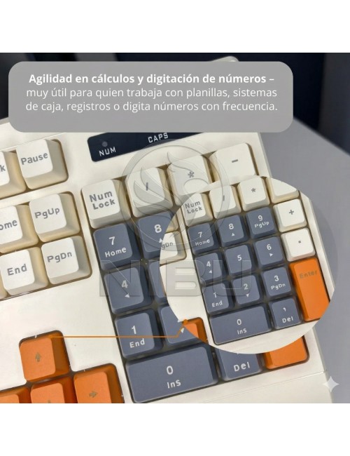 Kit Teclado Y Mouse Gamer Retro Usb Pc Laptop Oficina Color