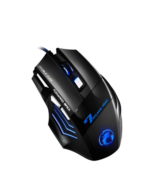Mouse Gamer 7 Botones 6000 Dpi Led Rgb Botón X7 Pc