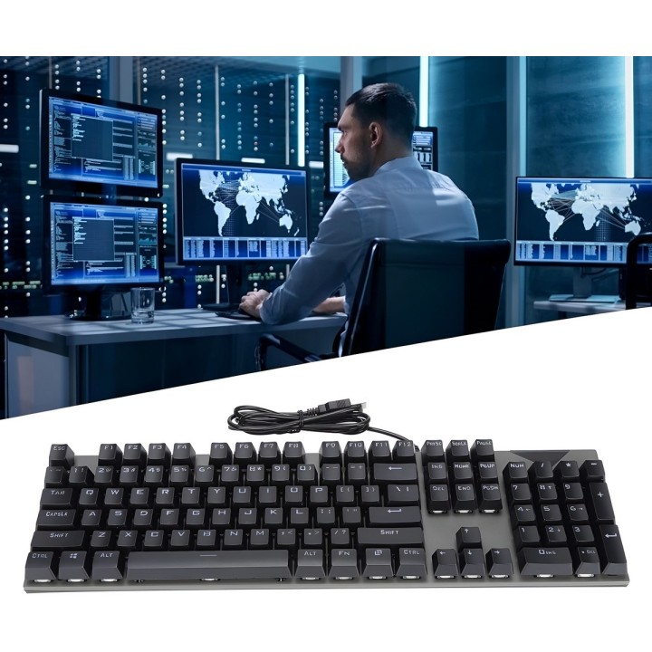 Teclado Mecánico Gamer Y Mouse Led Rgb Switch Pro Jg-609