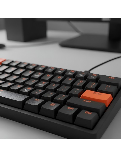 Teclado Mecánico Gamer Wb-777 Compacto Led Rgb Español