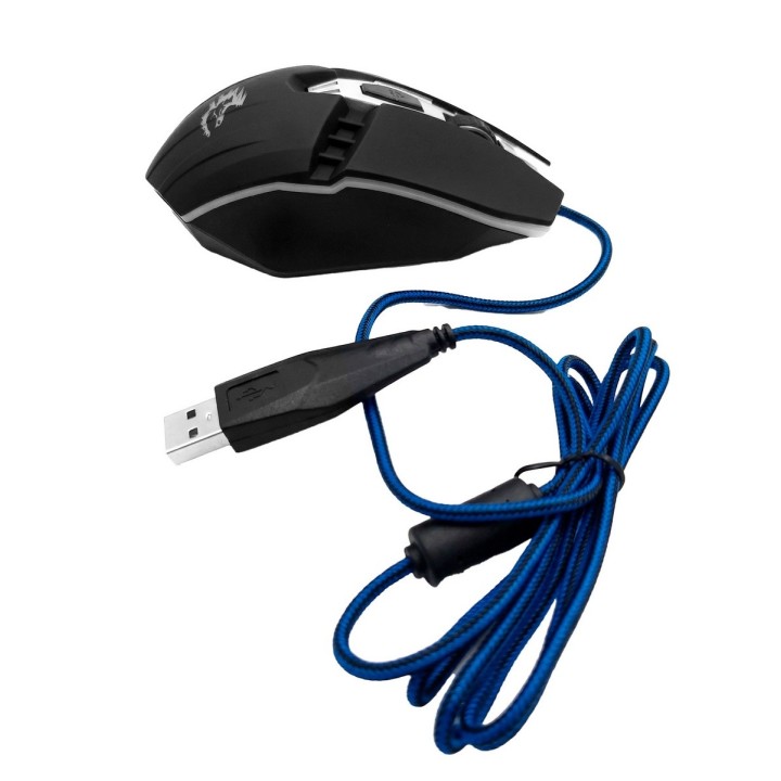 Mouse Gamer Ergonómico Dpi Ajustable Cable Modelo X10