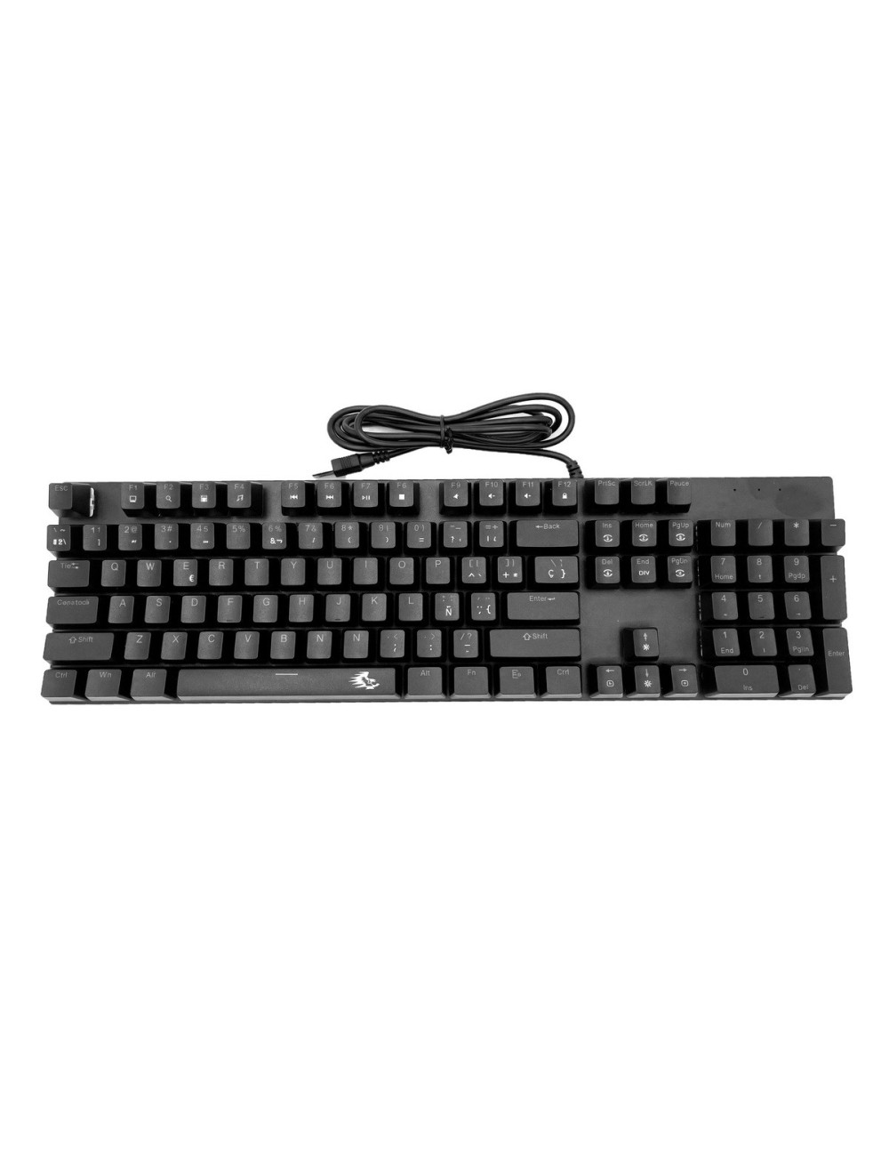 Teclado Mecánico Gamer Led Rgb Español K600 Laptop Oficina