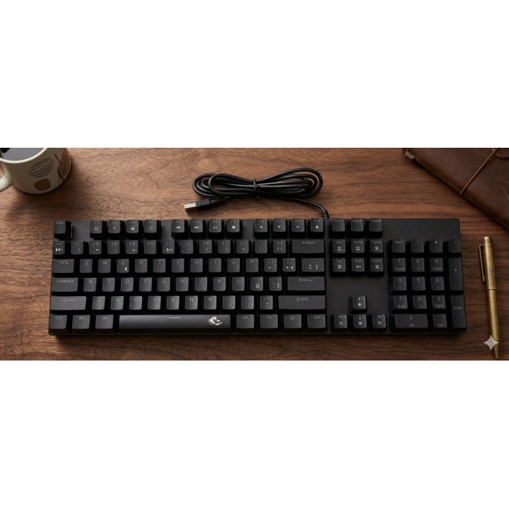 Teclado Mecánico Gamer Led Rgb Español K600 Laptop Oficina