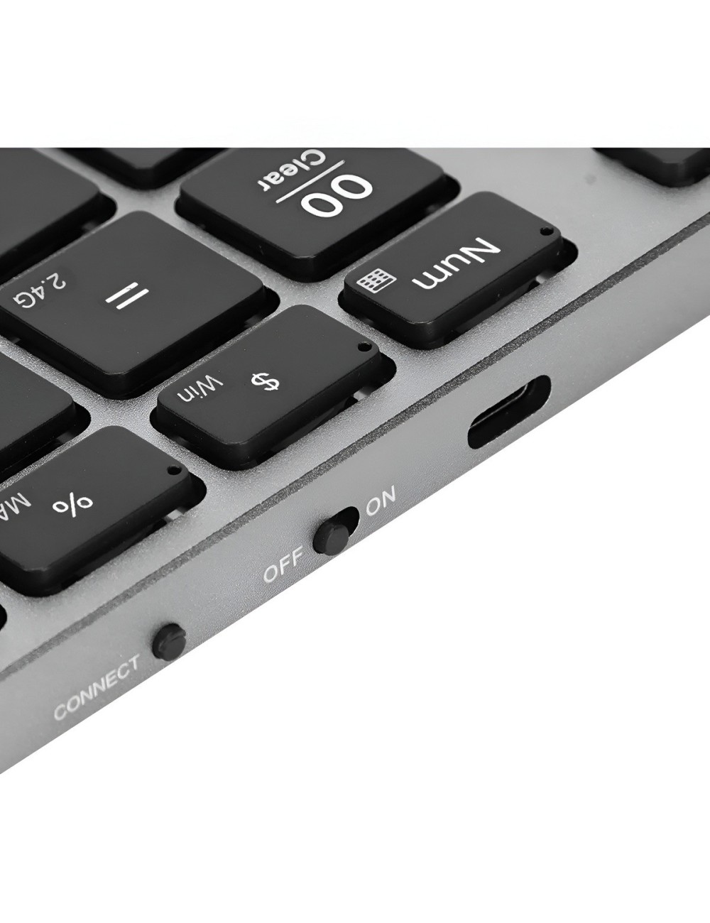 Teclado Numerico Inalambrico 35 Teclas Recargable Pc Mac