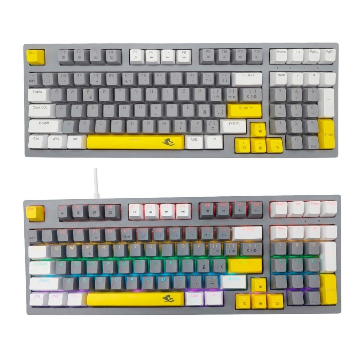 Teclado Gamer Mecánico Led Rgb Español Full K500