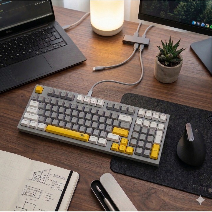 Teclado Gamer Mecánico Led Rgb Español Full K500