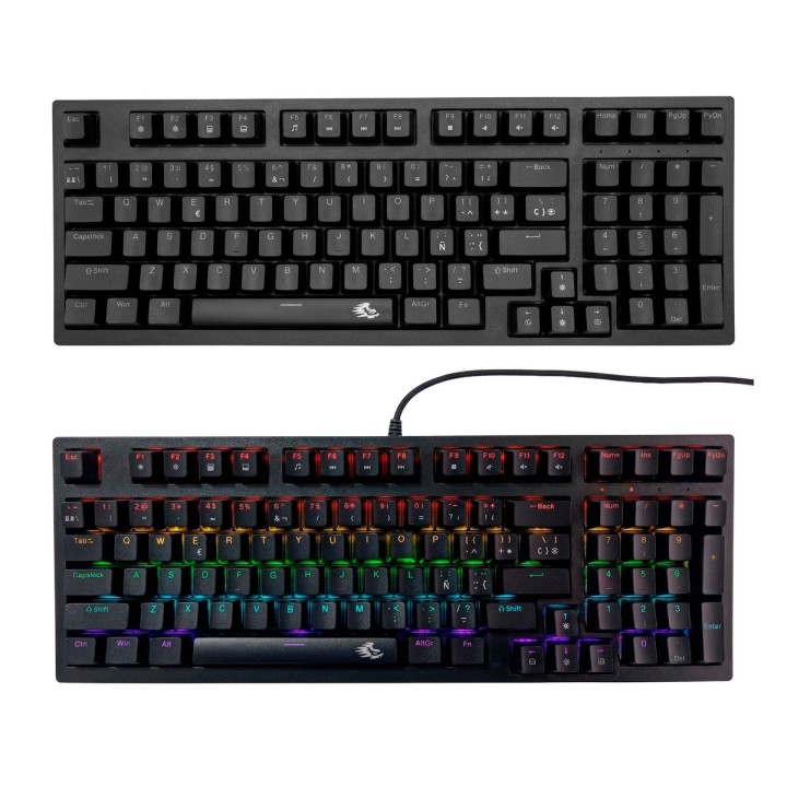 Teclado Gamer Mecánico Led Rgb Español Full K500