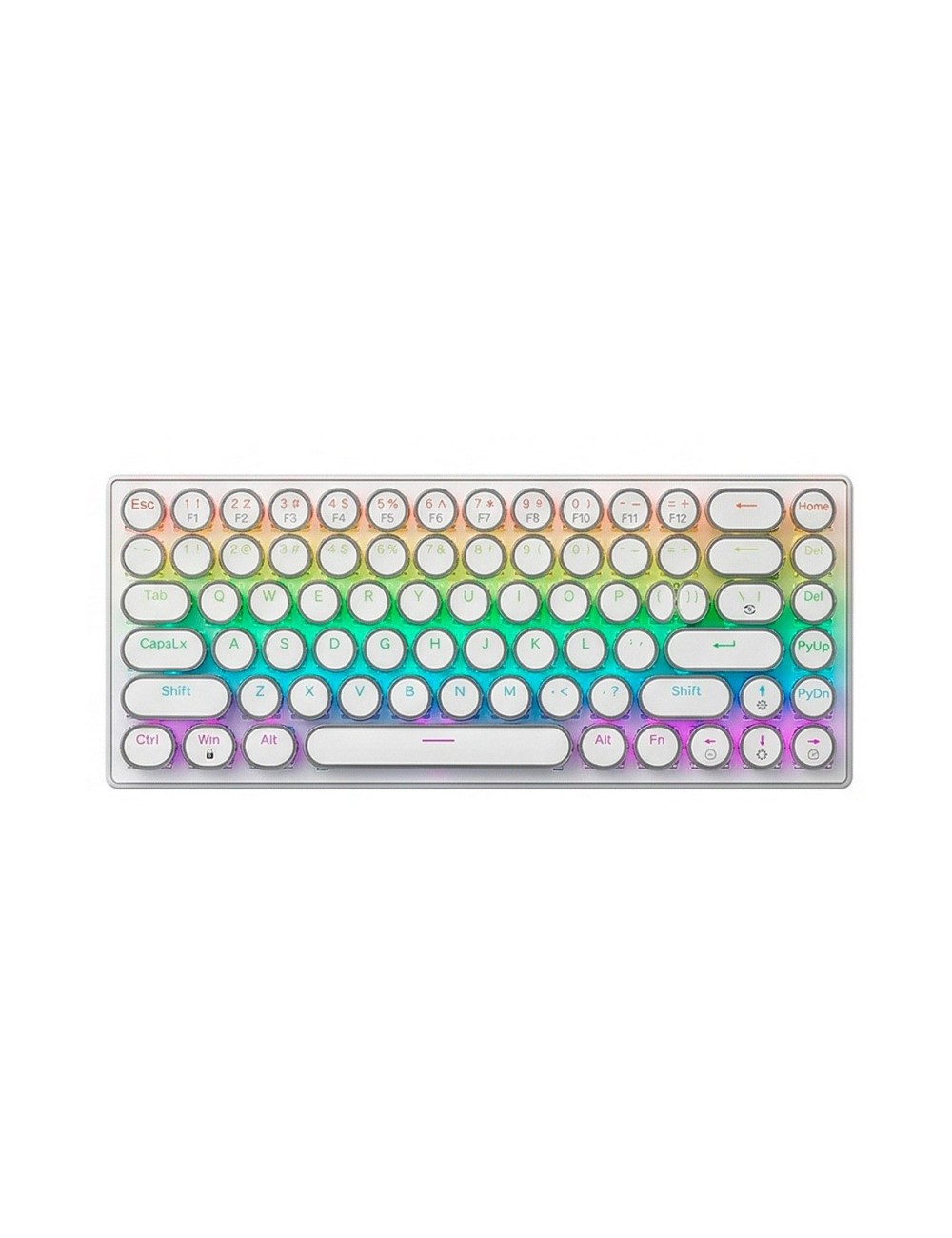 Teclado Mecánico Retro Vintage Gamer Led Rgb K400 Pro
