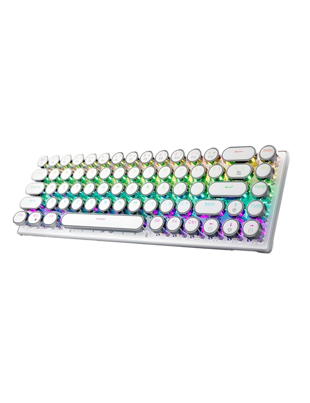 Teclado Mecánico Retro Vintage Gamer Led Rgb K400 Pro