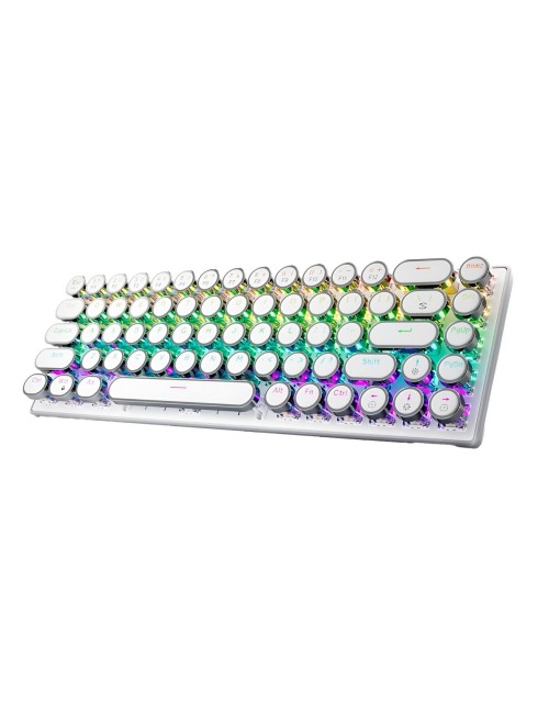 Teclado Mecánico Retro Vintage Gamer Led Rgb K400 Pro