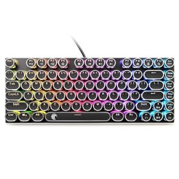 Teclado Mecánico Retro Vintage Gamer Led Rgb K400 Pro